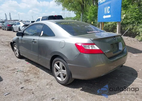2007 Honda Civic Ex из США, поврежденный, VIN 2HGFG12827H578557